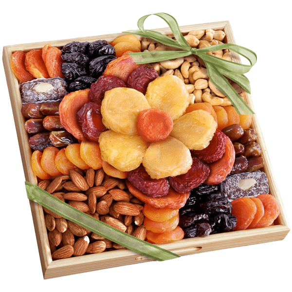 Golden State Fruit Flora Dried Fruit and Nut Gift Tray