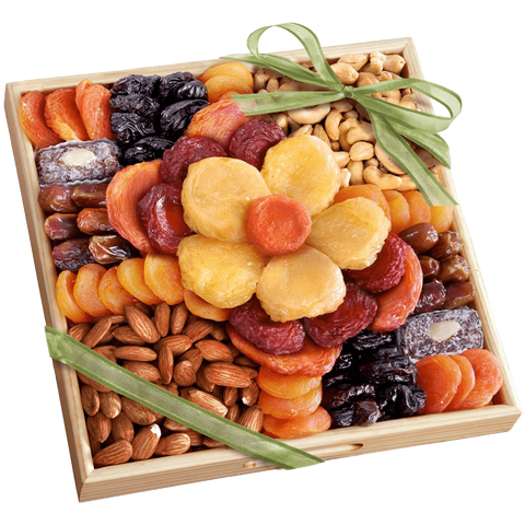 Golden State Fruit Flora Dried Fruit and Nut Gift Tray